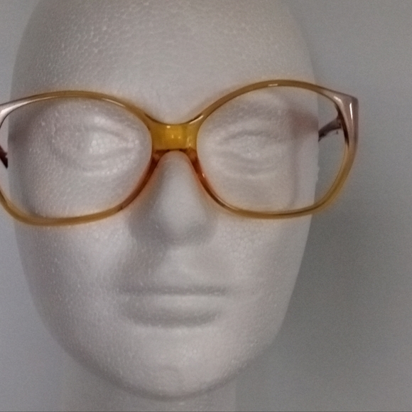 Beautiful Rare Vintage Viennaline Champagne Eyeglass Frame  NOS  Germany - Picture 7 of 7